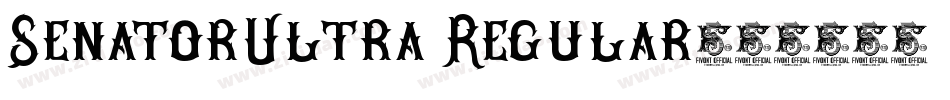 SenatorUltra Regular字体转换